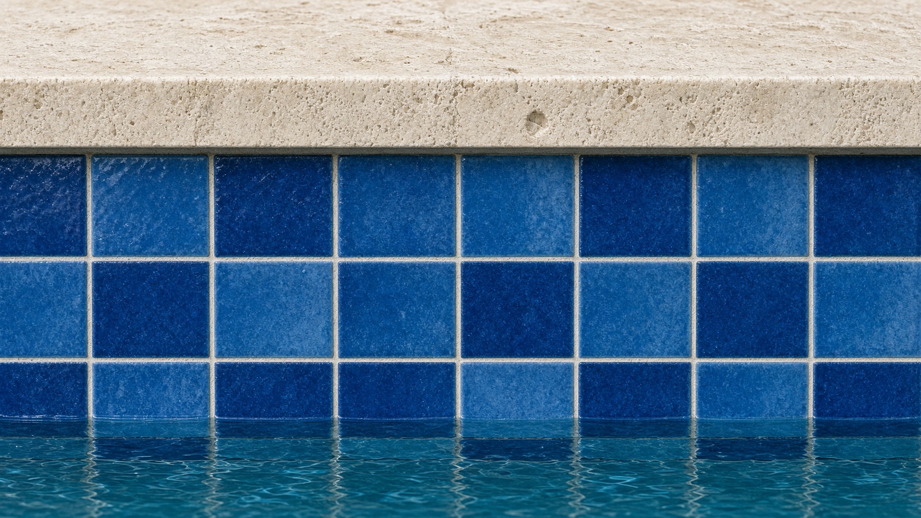 Porcelain pool tile