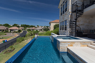 Pool with NPT QuartzScapes finish