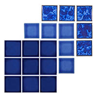 Glazed ceramic pool tile